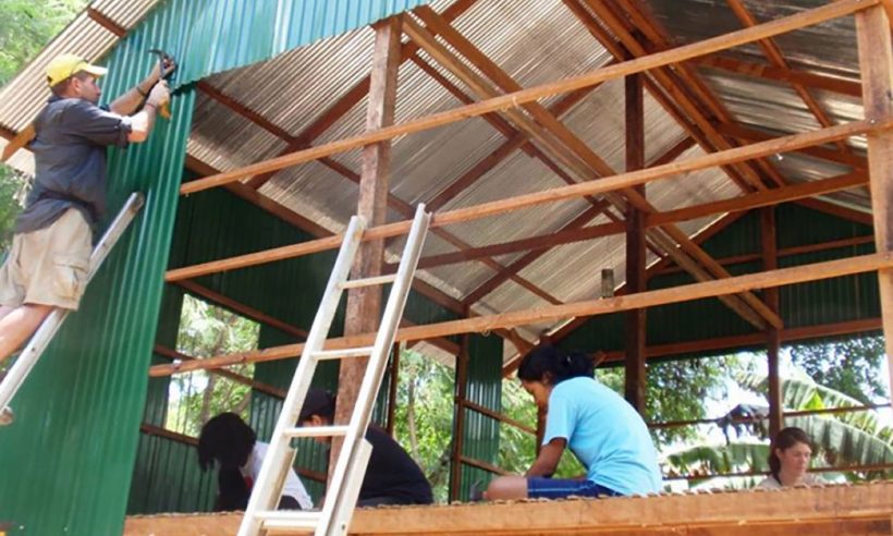 Helping to break the poverty cycle in Cambodia by building houses