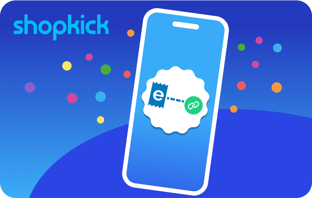 Shopkick Direct Account Linking phone graphic